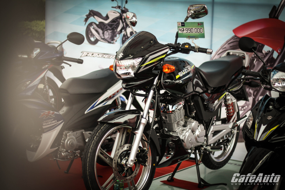 Giá xe moto suzuki EN Thunder 150S phun xăng 2014 tuấn moto 0369669659 YouTube