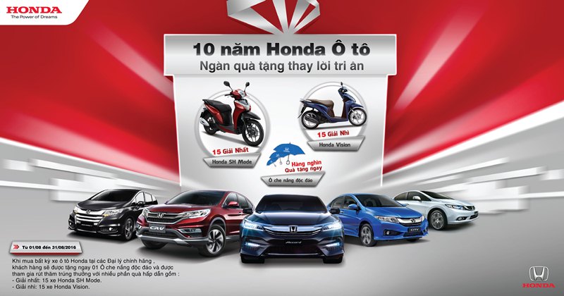 Kỷ-niệm-10-năm-thành-lập-Honda-Ô-tô-dành-nhiều-ưu-đãi-cho-khách-hàng
