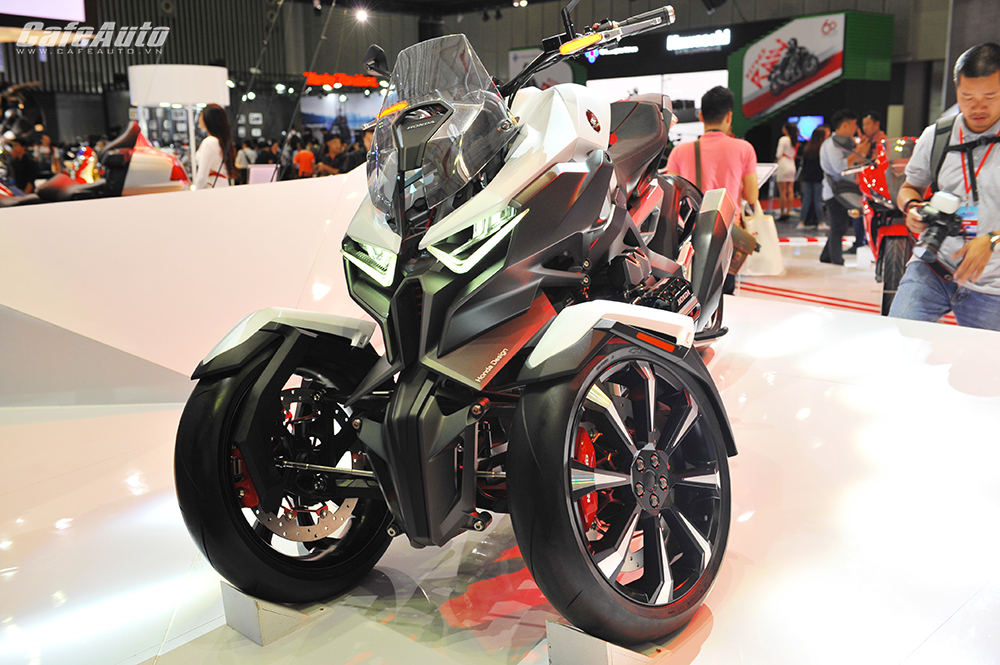 Honda Neowing moto 3 bánh đối thủ của Yamaha Niken  Motosaigon