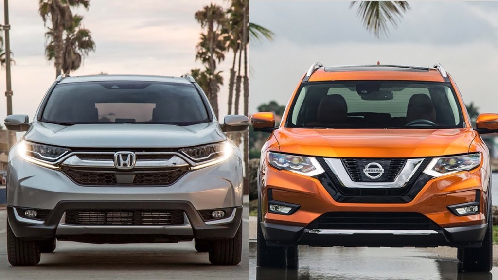 So kè 2 đối thủ “nặng ký” Honda CRV 2018 và Nissan XTrail