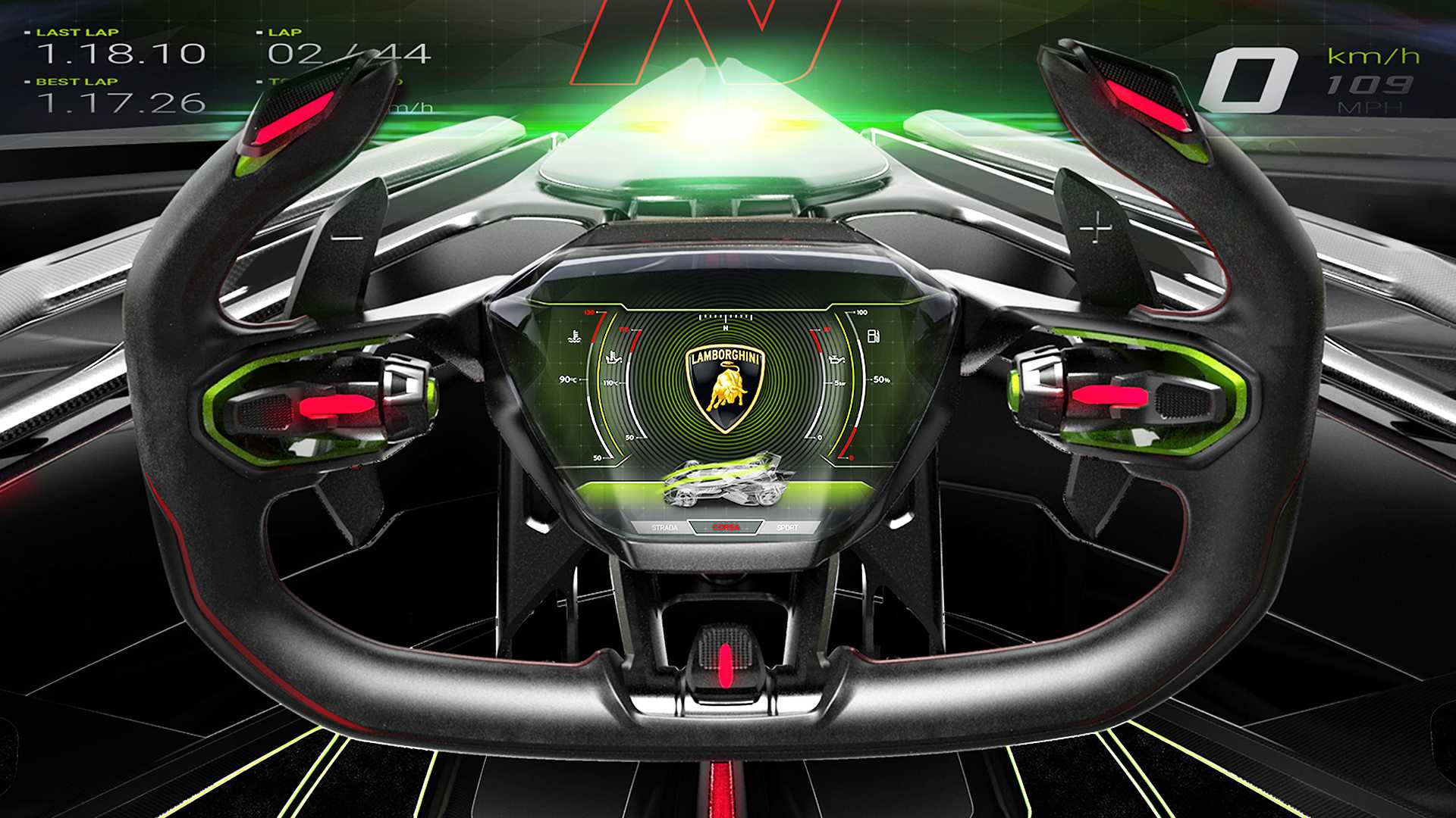 Lamborghini V12 Vision Gran Turismo – Tuyệt phẩm có thể lái được nhưng  không thể chạm tay vào 