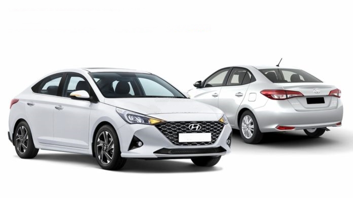So sánh Toyota Vios và Hyundai Accent 2021: